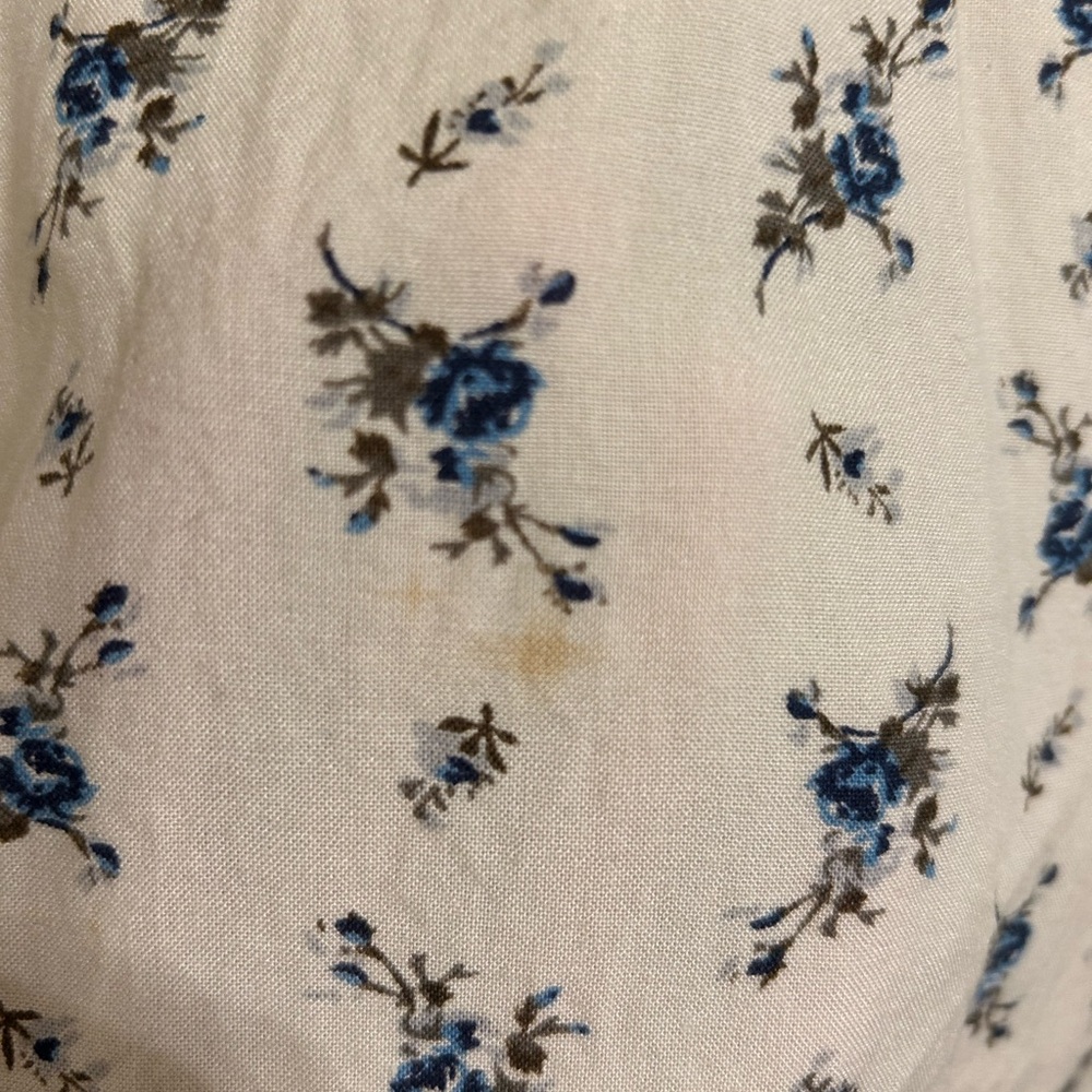 Floral Cream Dress-Vintage Ralph Lauren - Picture 6 of 6